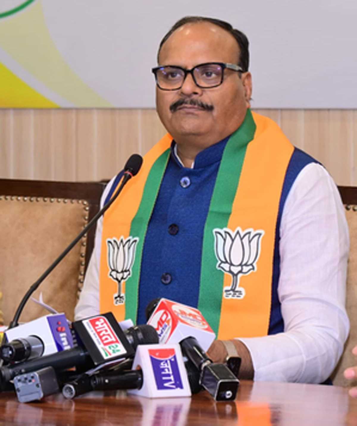 हार की हताशा में कांग्रेस के नेता कर रहे अमर्यादित आचरण : ब्रजेश पाठक